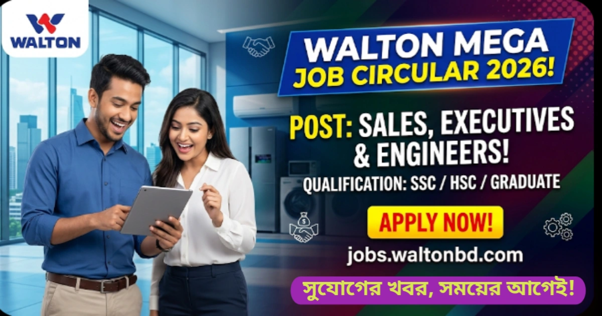 Walton Group Job Circular 2026: Apply Online for Various Positions