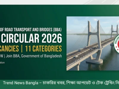 Ministry of Road Transport and Bridges (BBA) Job Circular 2026