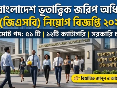 বাংলাদেশ ভূতাত্ত্বিক জরিপ অধিদপ্তর (GSB) নিয়োগ বিজ্ঞপ্তি ২০২৬ – ৫১ পদে চাকরির বিশাল সুযোগ
