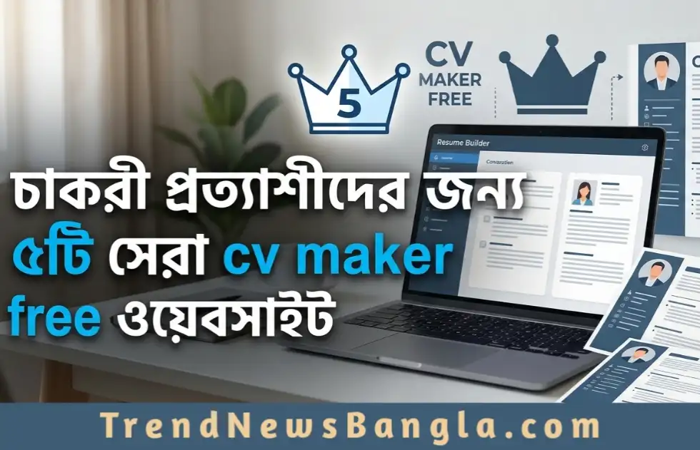 চাকরী প্রত্যাশীদের জন্য ৫টি সেরা cv maker free ওয়েবসাইট