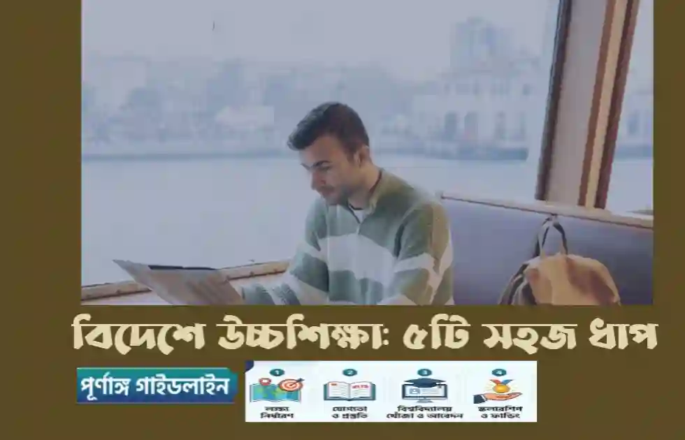বিদেশে পড়াশোনার স্বপ্ন? অনুসরণ করুন এই ৫টি কার্যকরী ধাপ